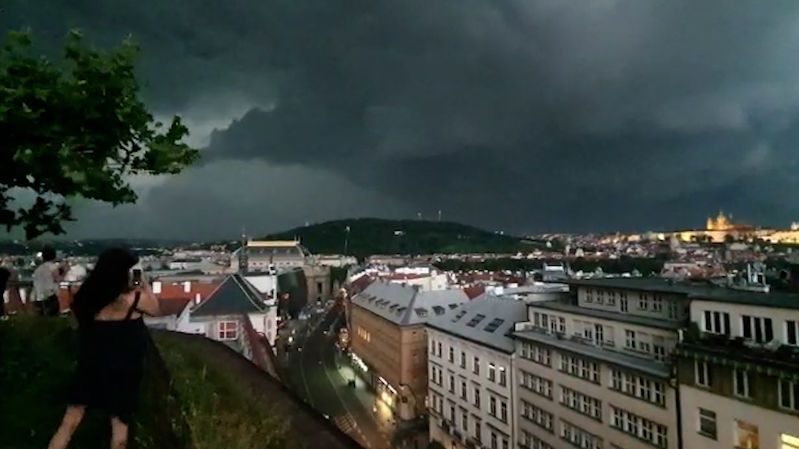 Českem se přehnaly silné bouřky